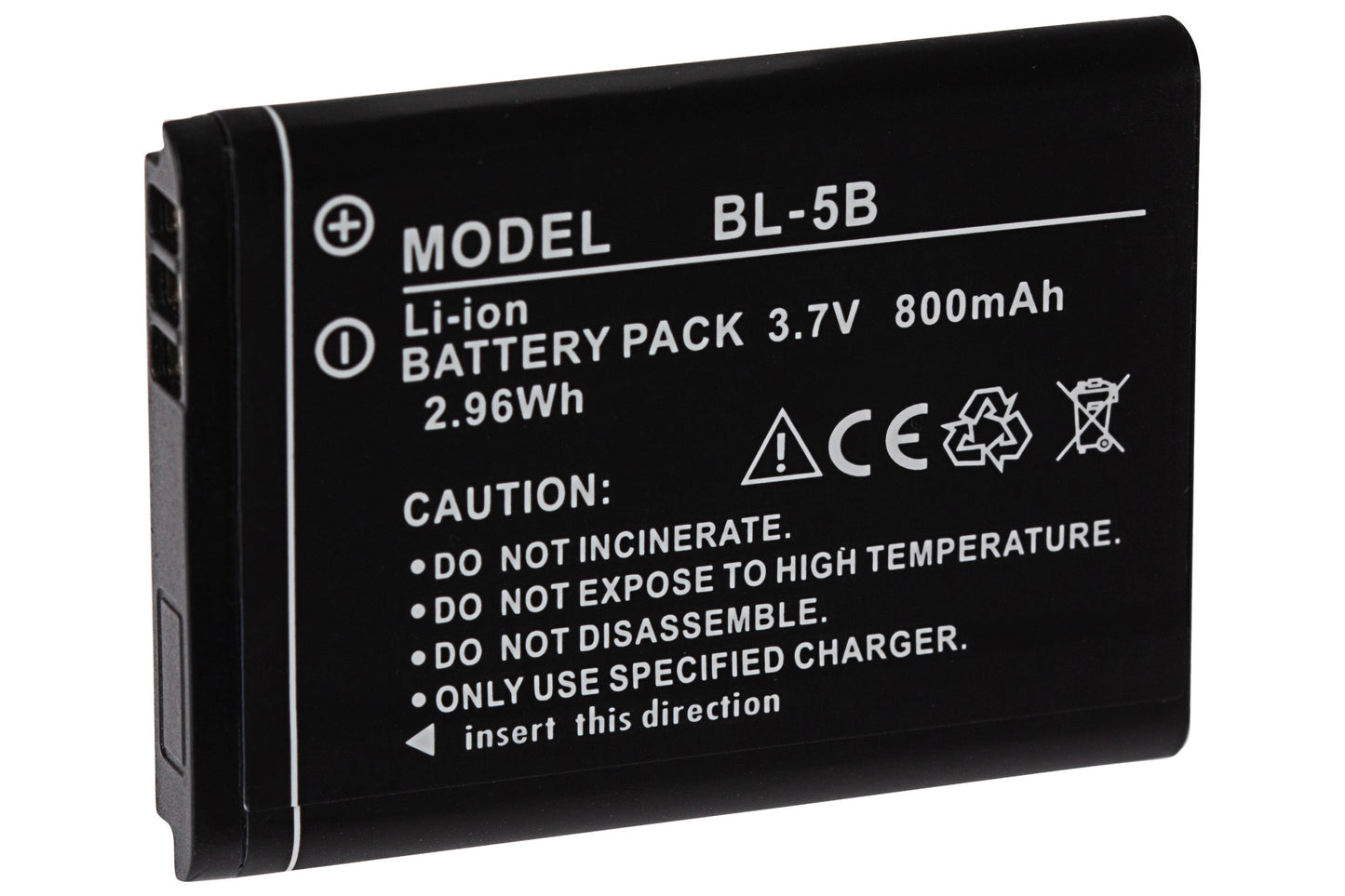 BL-5B 800mAh Lithium-ion Rechargeable Battery for BX-D18