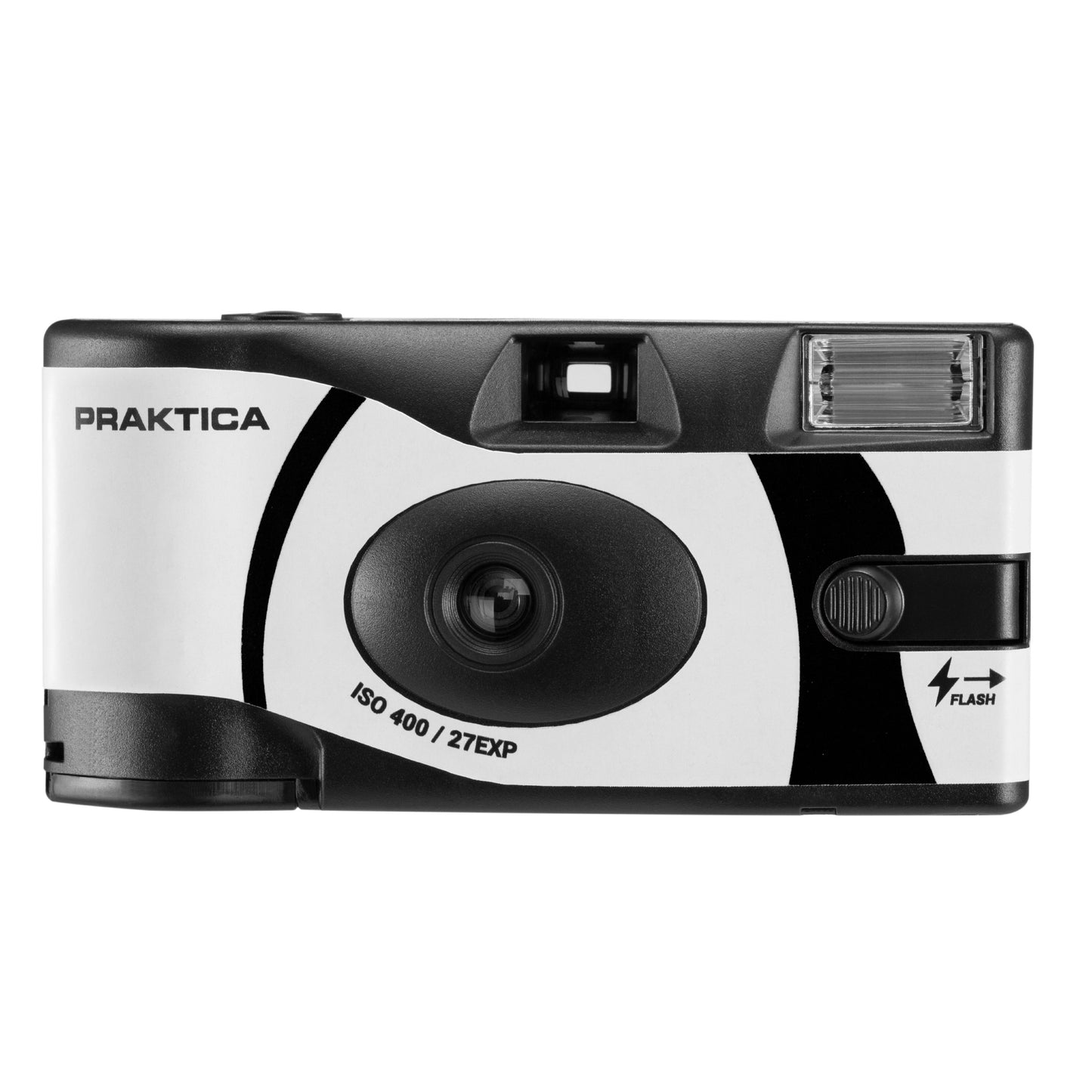 Luxmedia 35mm Disposable Film Camera with Flash - Black & White Film