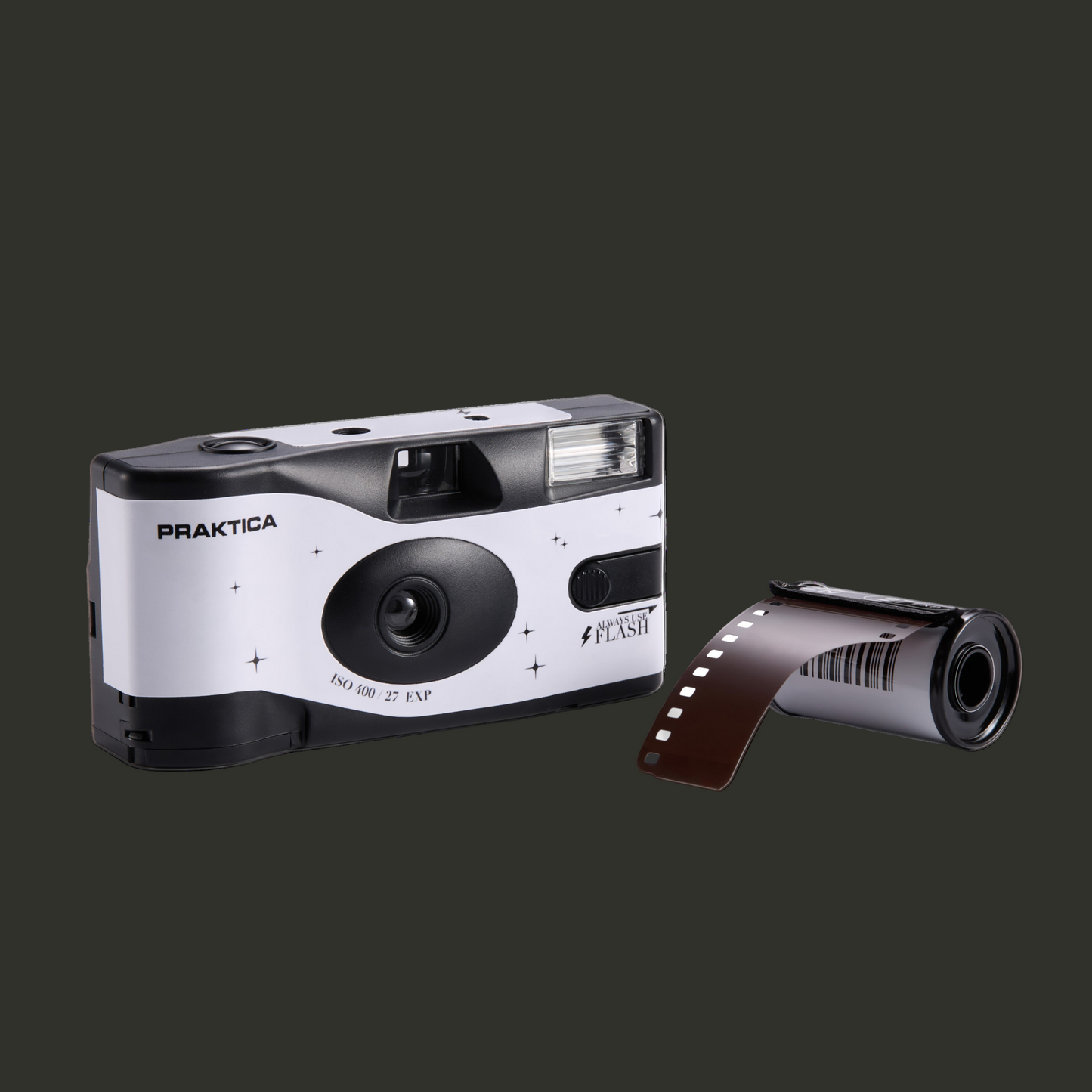 Luxmedia 35mm Disposable Film Camera with Flash - Wedding White