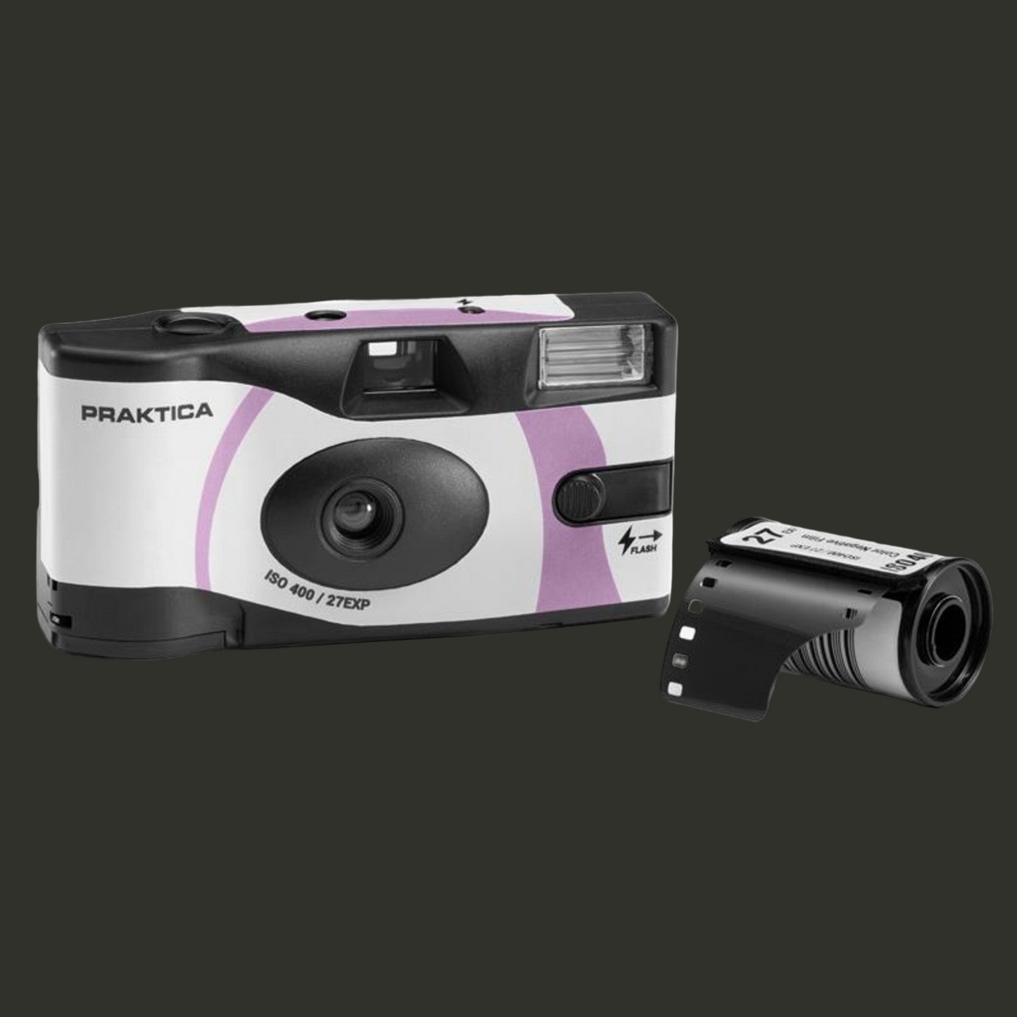 Luxmedia 35mm Disposable Film Camera with Flash - Pink