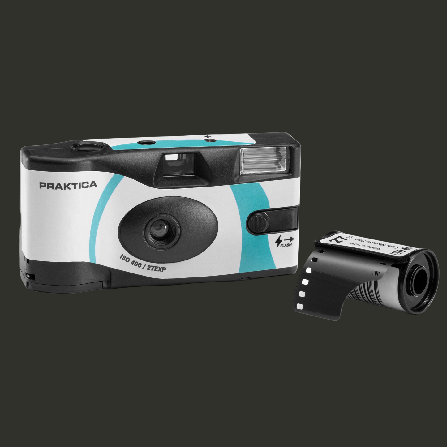Luxmedia 35mm Disposable Film Camera with Flash - Green
