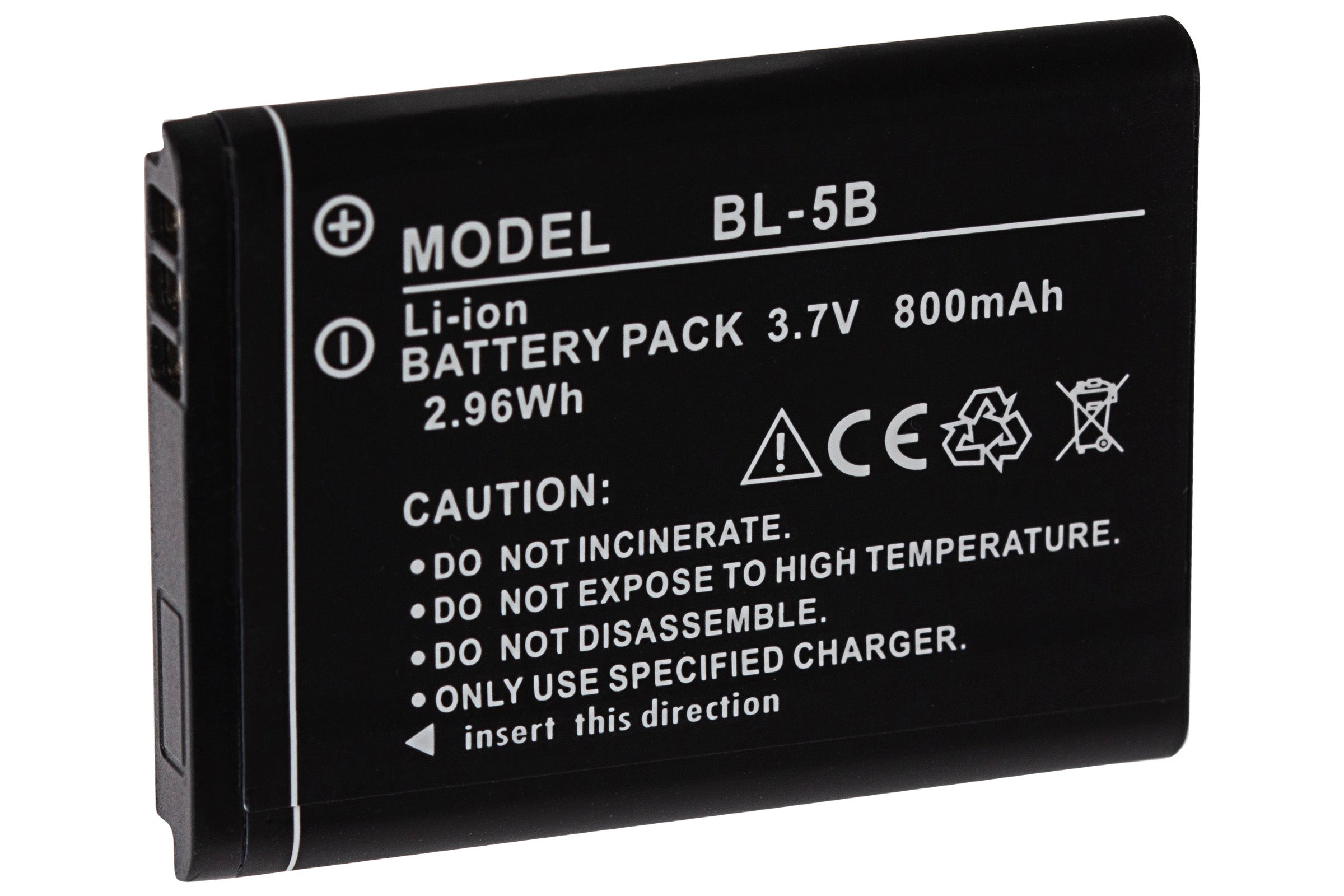 BL-5B 800mAh Lithium-ion Rechargeable Battery for BX-D18