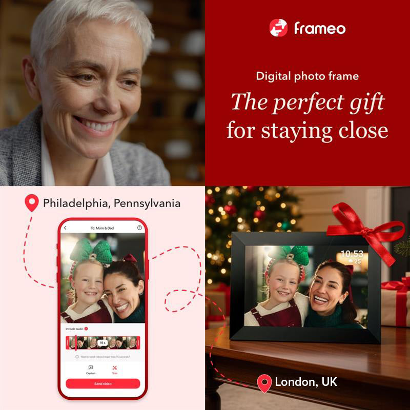 10'' Digital Photo Frame - Black