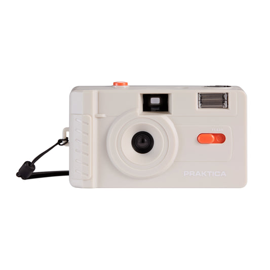 Luxmedia Reusable 35mm Film Camera with Flash - Cream