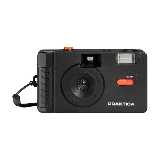 Luxmedia Reusable 35mm Film Camera with Flash - Black