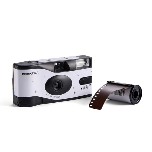 Luxmedia 35mm Disposable Film Camera with Flash - Wedding White