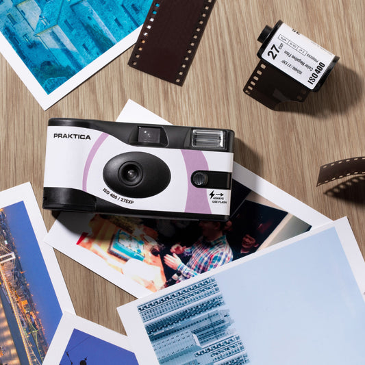 Luxmedia 35mm Disposable Film Camera with Flash - Pink