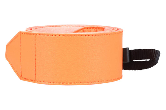 Genuine Leather Camera Neck Strap 1000mm x 40mm Wide  - Orange