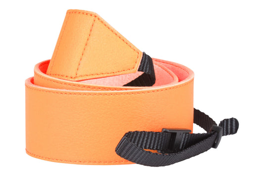 Genuine Leather Camera Neck Strap 1000mm x 40mm Wide  - Orange