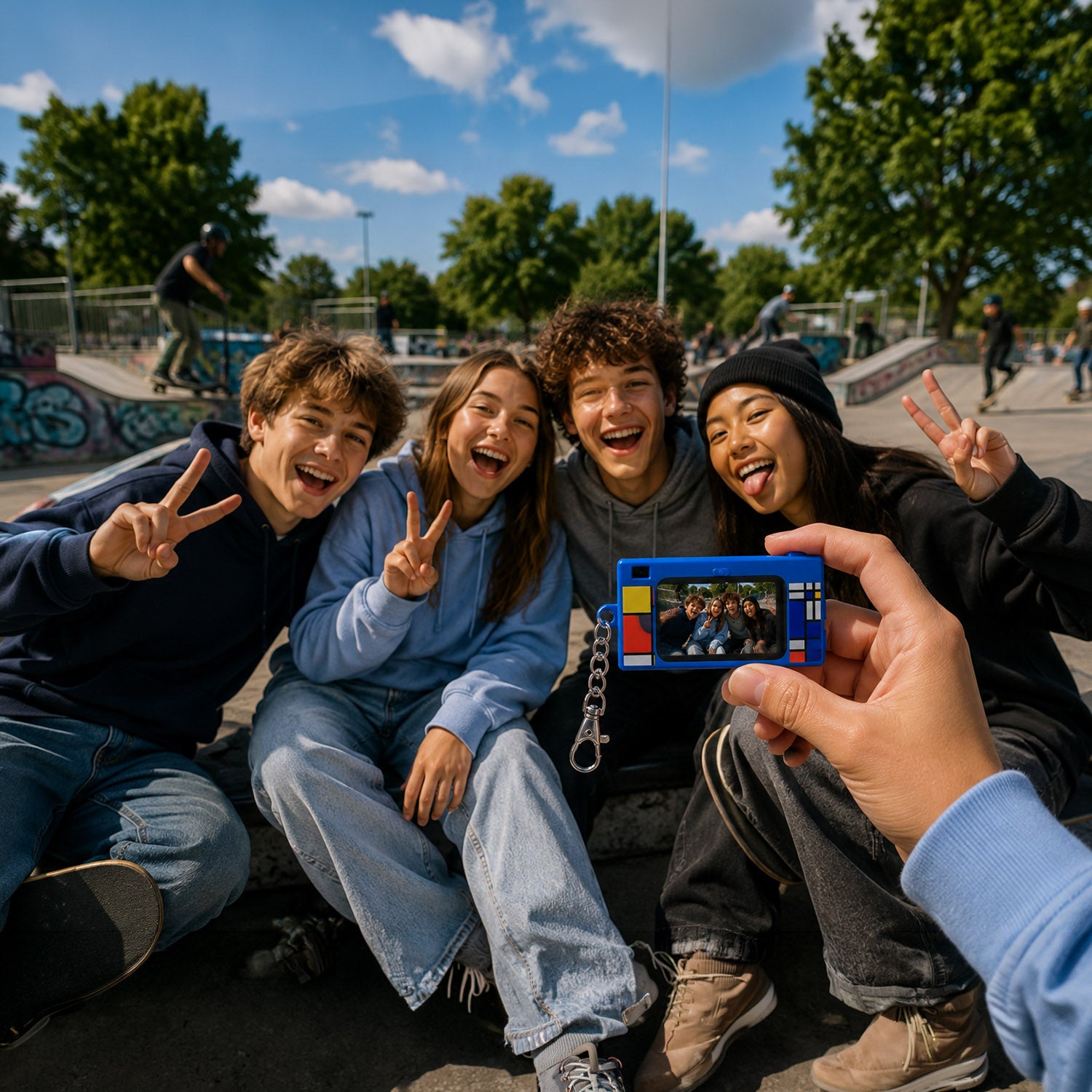 Snap & Go Mini Camera - Blue Print