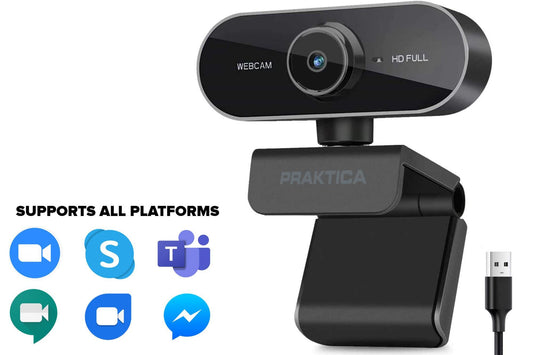 Luxmedia 1080p USB Webcam - Praktica