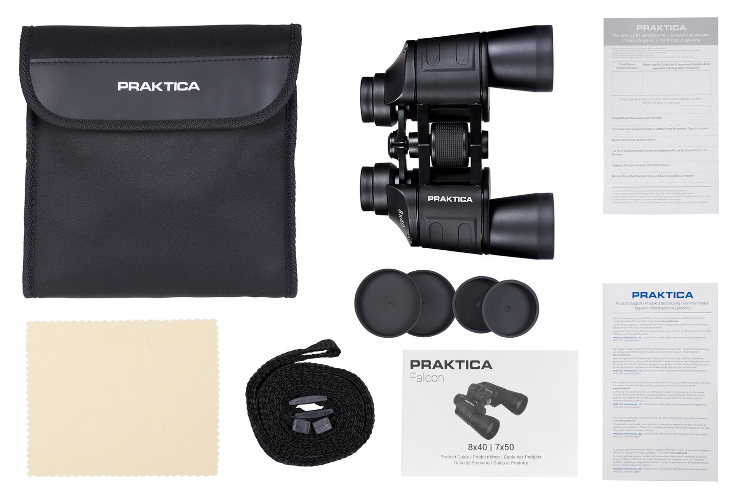 Falcon 8x40 Binoculars - Praktica