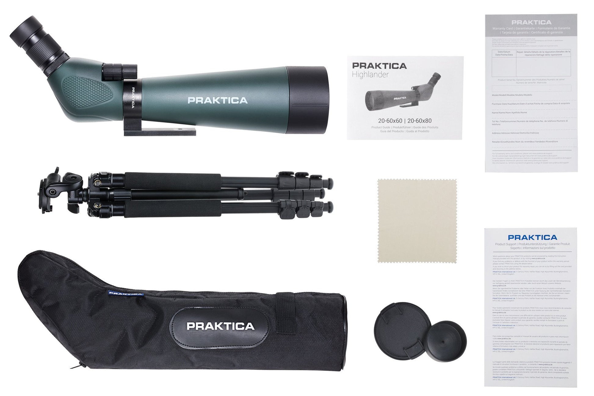Highlander 20-60x80 Spotting Scope - Praktica
