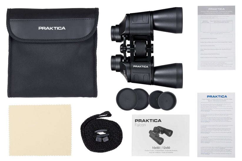 PRAKTICA Falcon 10x50 Binoculars Black