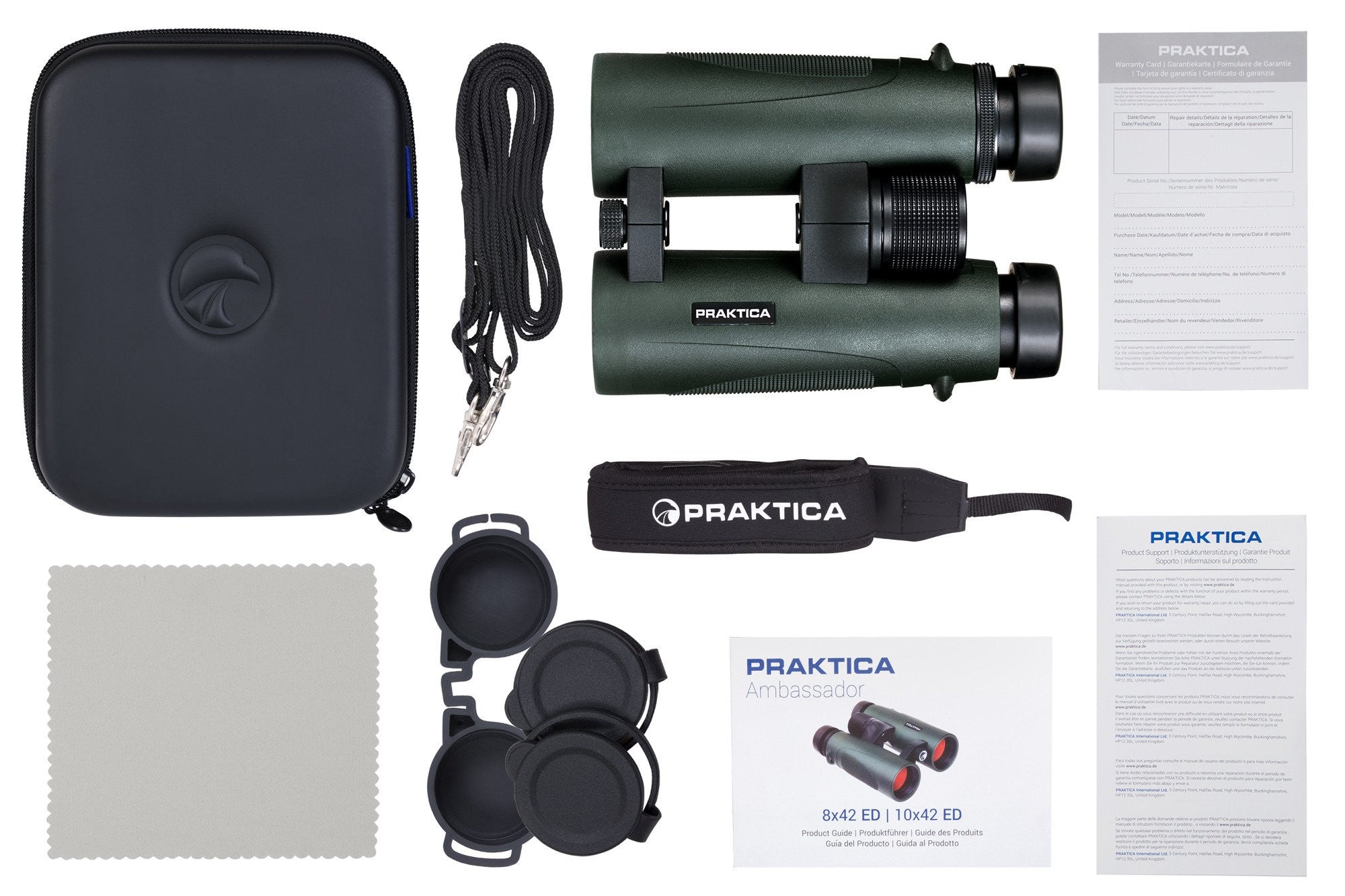 Ambassador FX 8x42 ED  Binoculars - Praktica