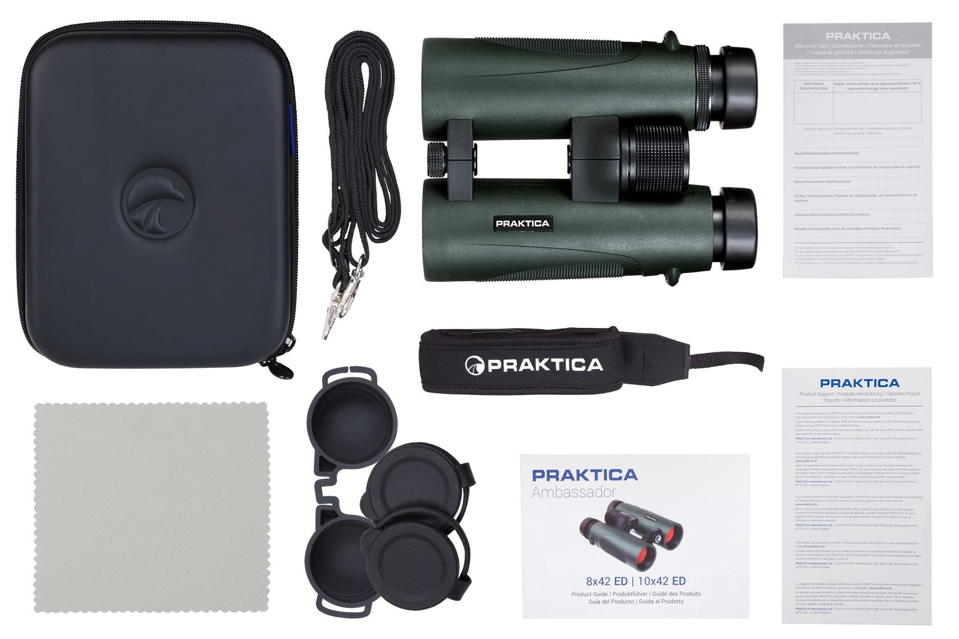 Ambassador FX 8x42 ED  Binoculars - Praktica