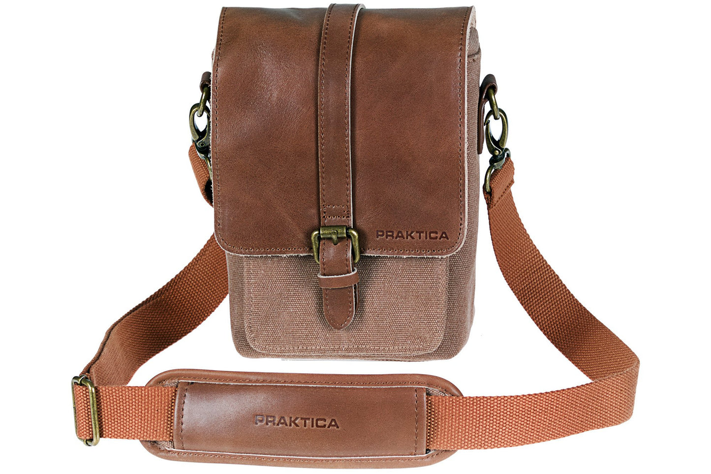 Heritage Leather Binocular Bag - Praktica