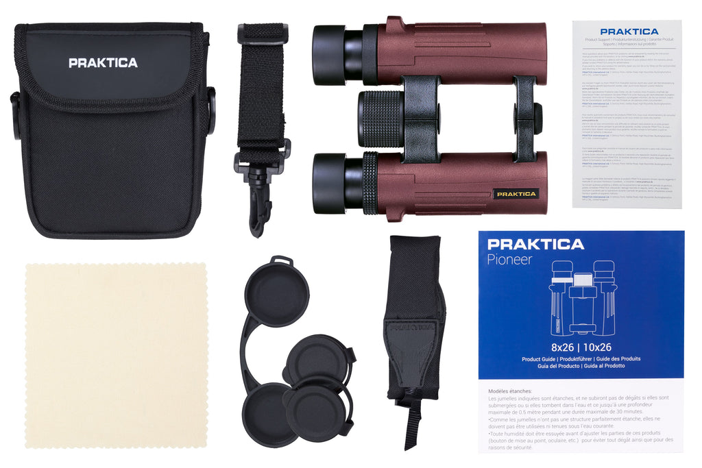 Pioneer 10x26 Binoculars - Praktica